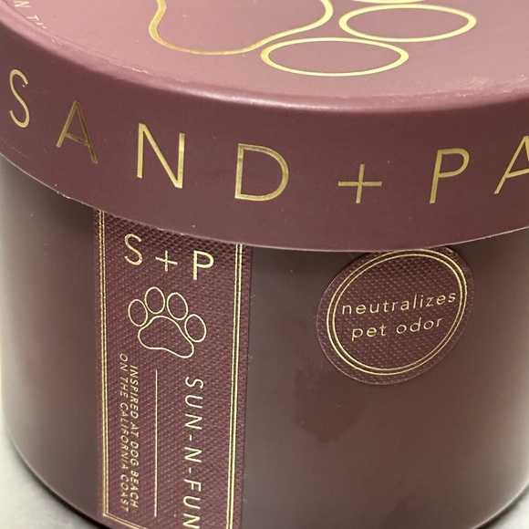 Sand + Paws Candle Neutralizes Pet Odor w/Essential Oils My Dog - Picture 4 of 8